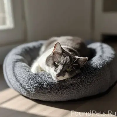 Кот Василий, был найден на мос...