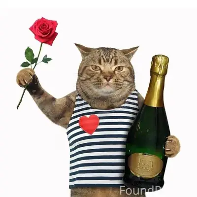 У нас есть чёрный котик Рома.....