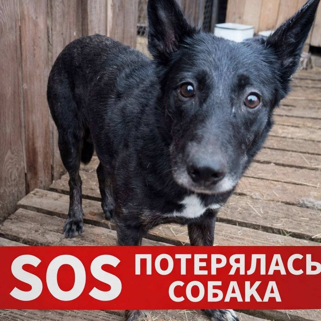 Пропала собака Чапа, район Суханово