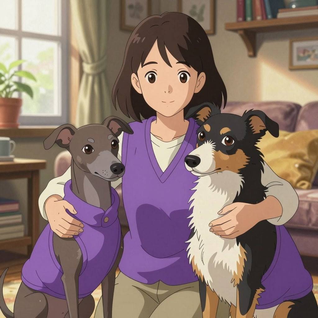 Пропала левретка Конфетка