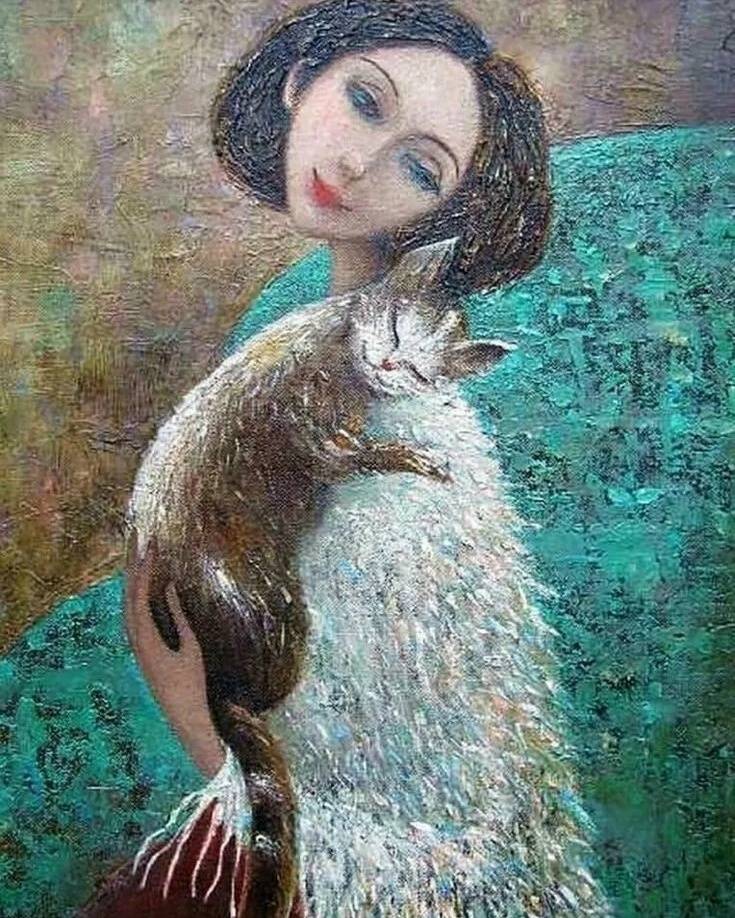 Найдена слепая беременная кошка, пгт. Пижанка