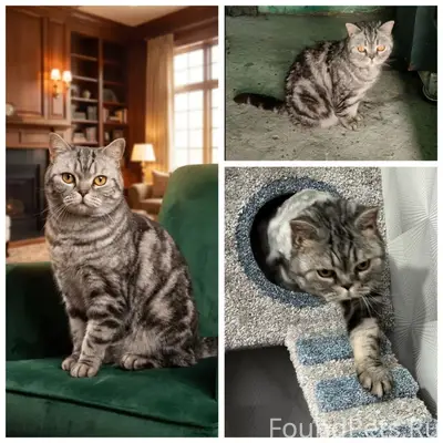 Найден кот, район 3й школы