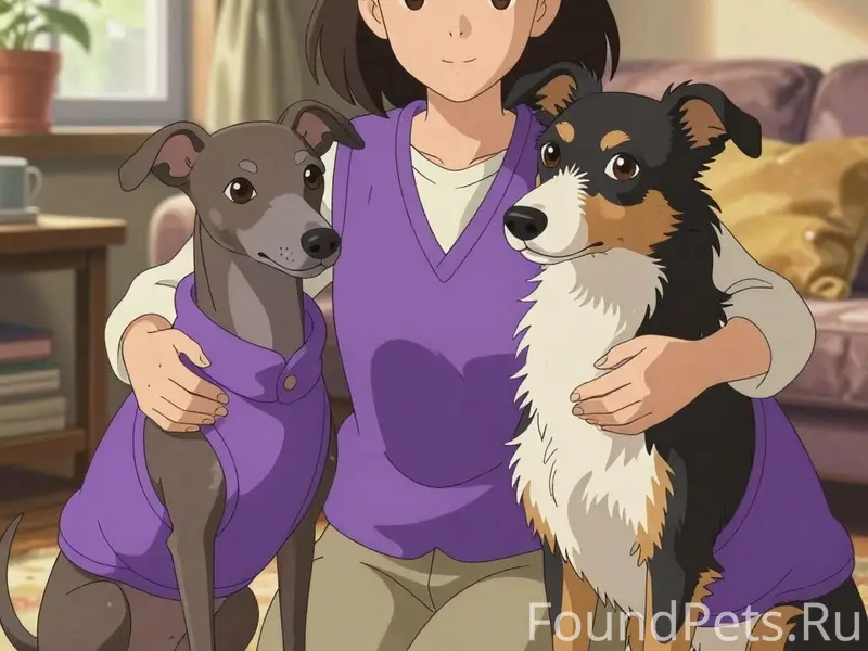 Пропала левретка Конфетка