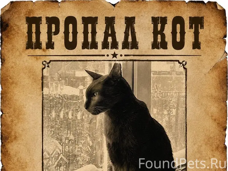 Пропал кот Тимоша, район ОМК