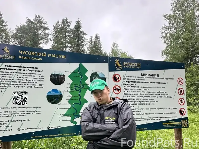 Найденная собака местных охотников, Верхняя Ослянка