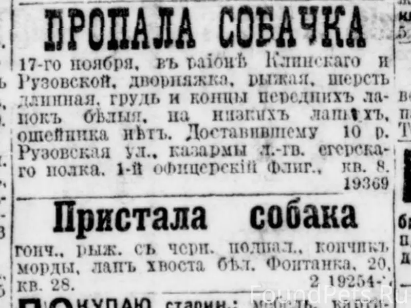 Ничто не ново... Пропала собач...